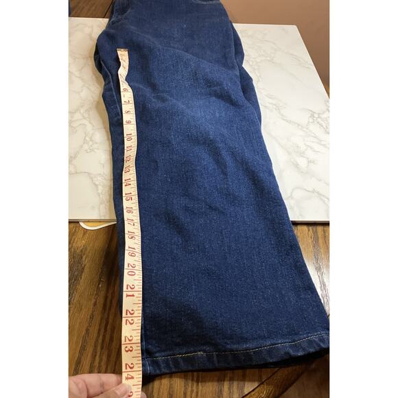 Vtg WRANGLERS Stretch Denim Mens Jeans Pants Red Tab USA - 36x 24 Altered - Picture 7 of 12